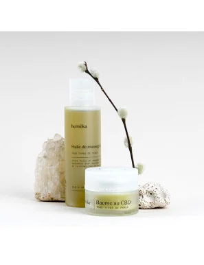 DUO Cosmétiques : Baume + Huile | Cosmétiques CBD | lours-vert.fr DUO Cosmétiques : Baume + Huile-Cosmétiques CBD-L'ours Vert