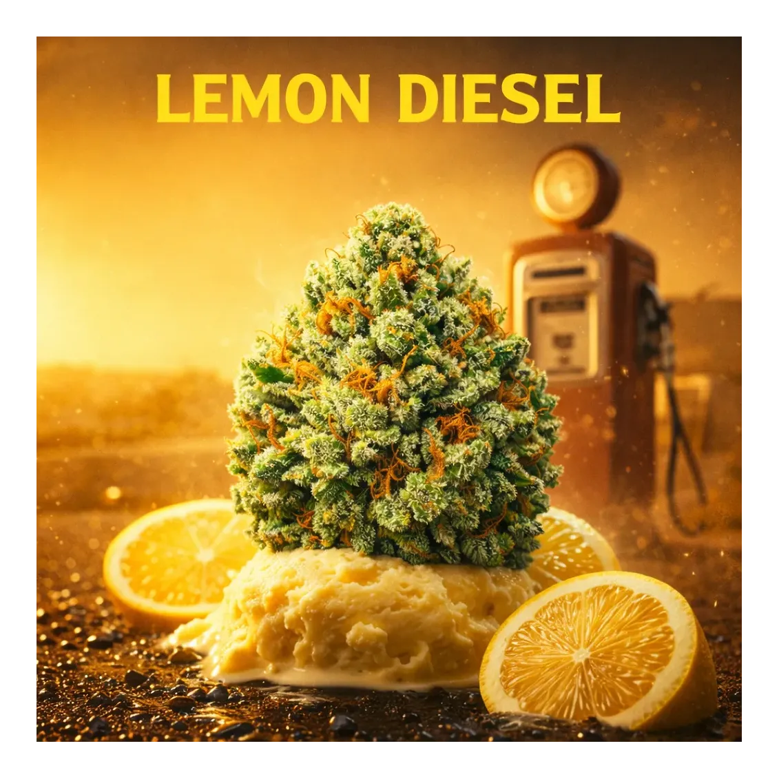 Fleur de CBD - Lemon Diesel-Fleurs CBD Top Shelf – Sélection Premium 🏆-L'ours Vert