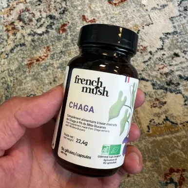 Chaga 56 Gélules – Champignon Adaptogène Naturel | French Mush | Ch...