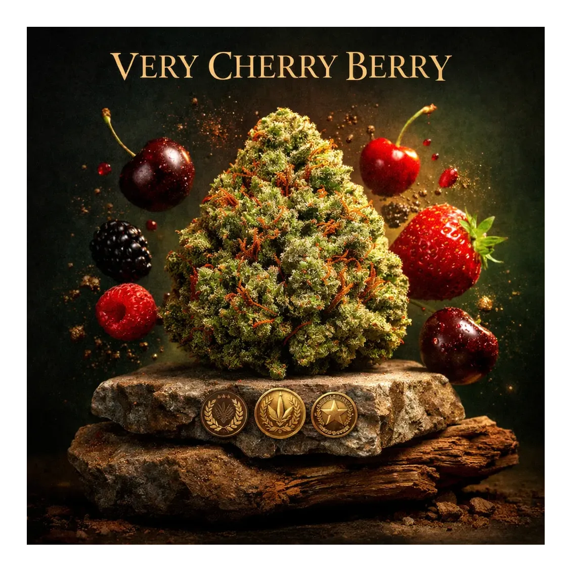 Fleur CBD - Very Cherry Berry-Fleurs CBD-L'ours Vert