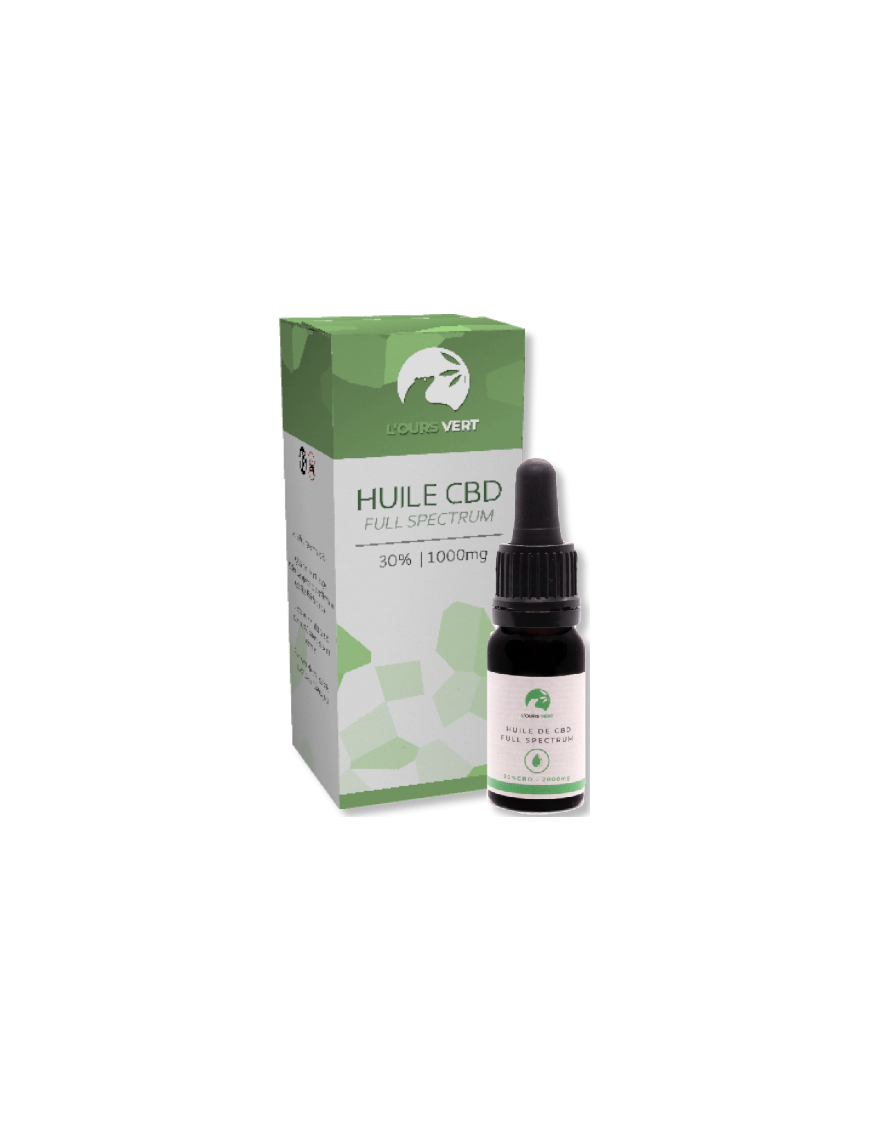 Huile de CBD 30% | Nos Huiles | lours-vert.fr