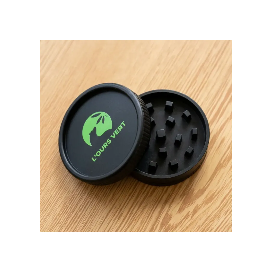 Grinder Chanvre Recyclé 55 mm | Léger & Écologique | L'Ours Vert