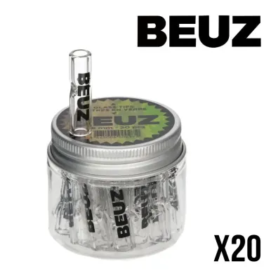 Filtres en Verre Beuz 8 mm – Boîte de 20 | L'Ours Vert